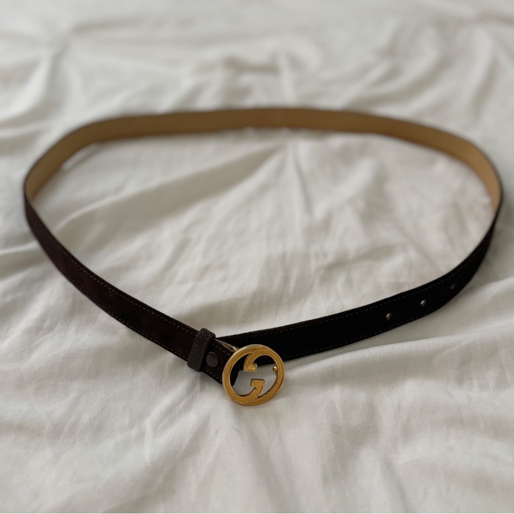 Gucci Dark Brown Marmont Belt